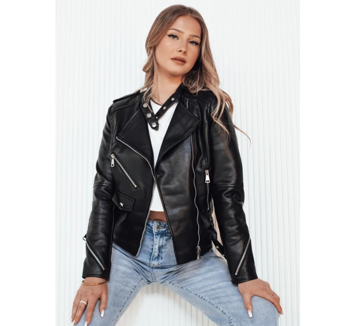 ROLDAN dámská kožená bunda ramones černá FashionStreet TY4180