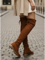 Dámské semišové velbloudí boty FashionStreet ZY1336