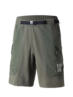 Rockbros šortky YDDK015 s páskem velikost XL - zelené