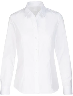 Seidensticker Blouse Regular LSL Popelínová halenka s dlouhým rukávem 78.0604 white