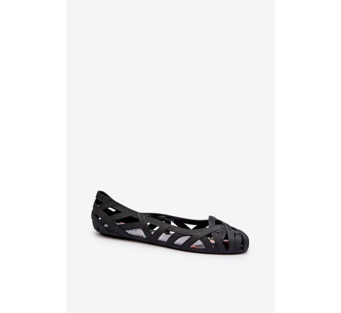 Dámské gumové baleríny černé model 21652104 - Boto Dámské gumové baleríny černé model 21652104 - Boto