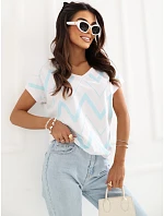 Bluzka RV BZ model 22107627 mietowy - FPrice Bluzka RV BZ model 22107627 mietowy - FPrice