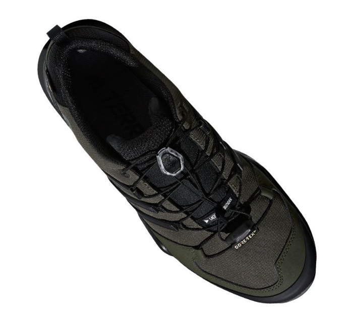 Pánské trek boty Terrex CM7497 Swift R2 GTX Tmavě zelená s černou - Adidas