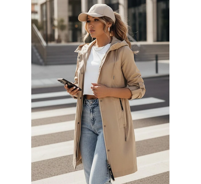 Dámská přechodná bunda parka béžová TILSON FashionStreet TY4192
