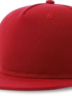 Atlantis Headwear Snap Five-S 5 panelová baseballová kšiltovka 33.0256 red