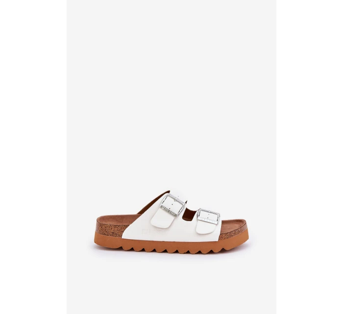 Klasické dámské pantofle Big Star model 21682548 bílé - Big Star Shoes Klasické dámské pantofle Big Star model 21682548 bílé - Big Star Shoes