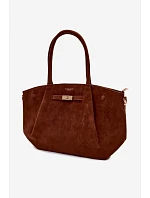 Shopper kabelka z imitace semiše Camel model 22111604 - Flora&Co