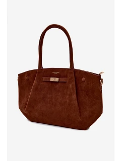 Shopper kabelka z imitace semiše Camel model 22111604 - Flora&Co