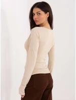 Bluzka IT BZ model 21776263 beżowy - FPrice Bluzka IT BZ model 21776263 beżowy - FPrice