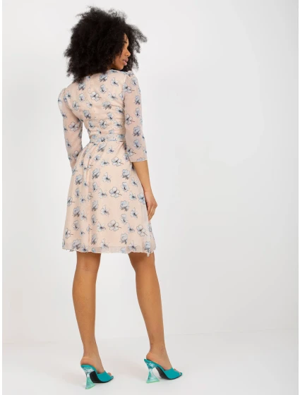 Šaty LK SK model 18453838 béžová - FPrice Šaty LK SK model 18453838 béžová - FPrice