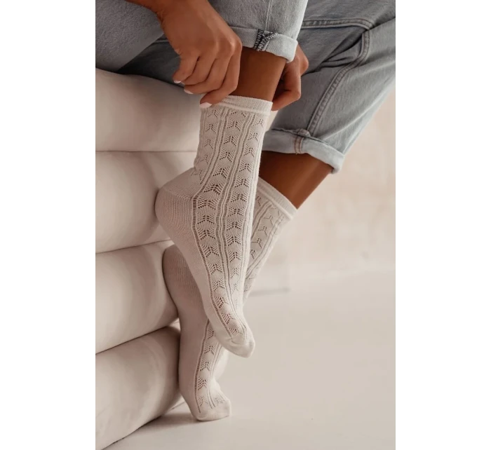 Milena ponožky 0989-007 Ażur 37-41 Milena ponožky 0989-007 Ażur 37-41