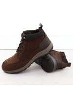 Pánské hnědé kožené nepromokavé boty Rieker 03630-22 Pánské hnědé kožené nepromokavé boty Rieker 03630-22