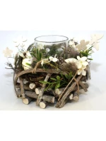 Dekorativní tužkový svícen 16 cm na čajové svítidlo TEA LIGHT