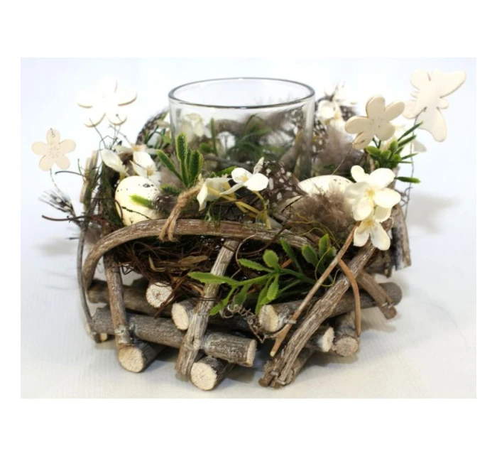 Dekorativní tužkový svícen 16 cm na čajové svítidlo TEA LIGHT