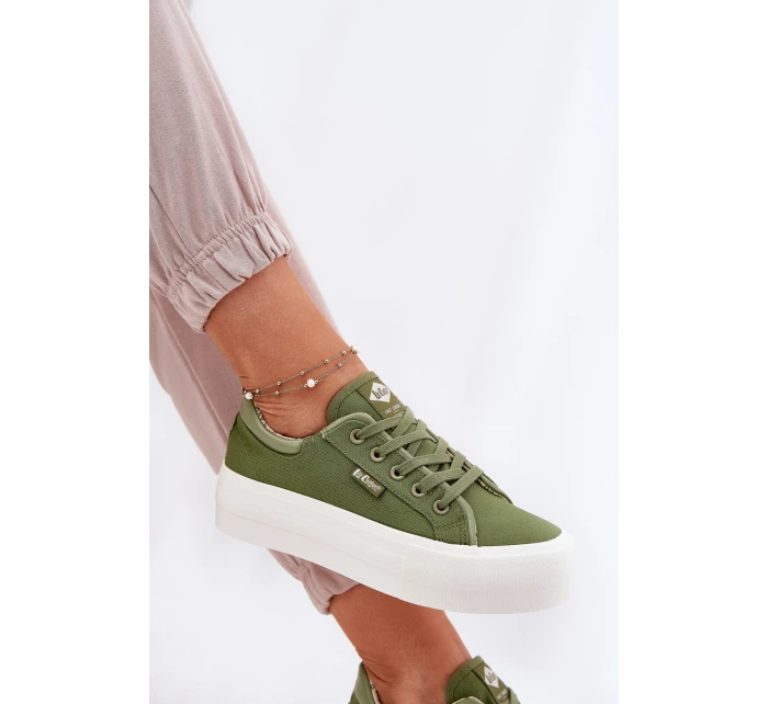 Dámské Tenisky Na Platformě model 21693955 Zelené - Lee Cooper