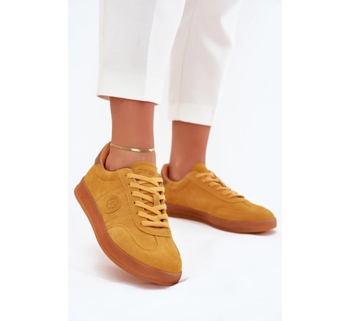 Dámské Semišové Tenisky Big Star model 21703168 HIPOLY SYSTEM Žluté - Big Star Shoes Dámské Semišové Tenisky Big Star model 21703168 HIPOLY SYSTEM Žluté - Big Star Shoes