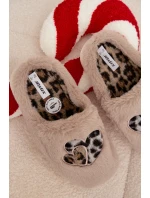 Kožešinové pantofle se srdíčky béžové Amandra Kožešinové pantofle se srdíčky béžové Amandra