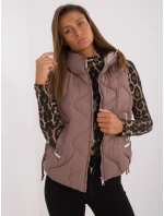 Kamizelka MBM KZ model 20479757 brązowy - FPrice Kamizelka MBM KZ model 20479757 brązowy - FPrice