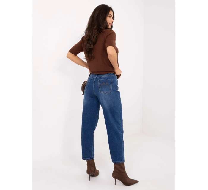 Spodnie jeans SP ciemny niebieski model 21734314 - FPrice Spodnie jeans SP ciemny niebieski model 21734314 - FPrice