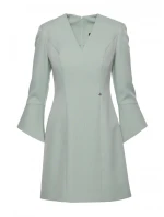 model 21296043 Šaty s širokými manžetami mátové - Moe model 21296043 Šaty s širokými manžetami mátové - Moe