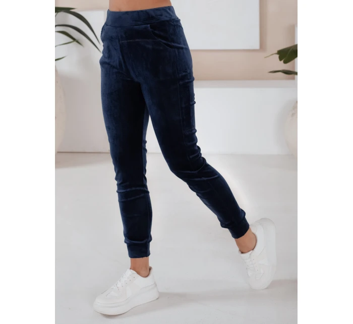 Dámský tmavě modrý velurový komplet SO COMFY FashionStreet AY0884