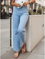 Dámské kalhoty do zvonu FERREL modré FashionStreet UY1952
