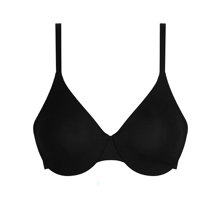 Dámská podprsenka s kosticí DIM INVISIBLE UNDERWIRE FULL CUP BRA - DIM - černá