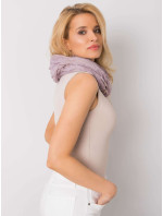 Světle fialový dámský šátek s třásněmi