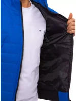 Pánská prošívaná modrá vesta Dstreet model 21964321 - FashionStreet