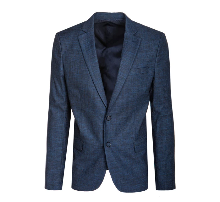 Pánské jednořadové indigové sako FashionStreet MX0622