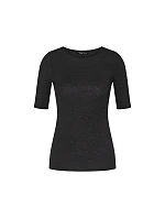 Dámské tričko Beauty Layers SSL Top Wool - BLACK - černé 0004 - TRIUMPH Dámské tričko Beauty Layers SSL Top Wool - BLACK - černé 0004 - TRIUMPH