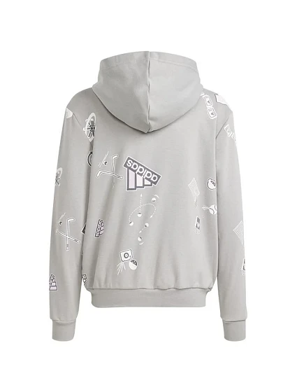 Zip Hoodie Jr Mikina s kapucí model 19453233 - ADIDAS Zip Hoodie Jr Mikina s kapucí model 19453233 - ADIDAS