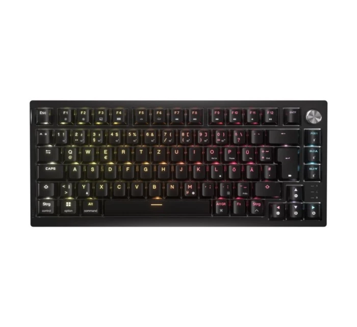 Bezdrátová herní klávesnice Corsair K65 Plus, TKL (75%), Corsair MLX Fusion -, ISO (DE)