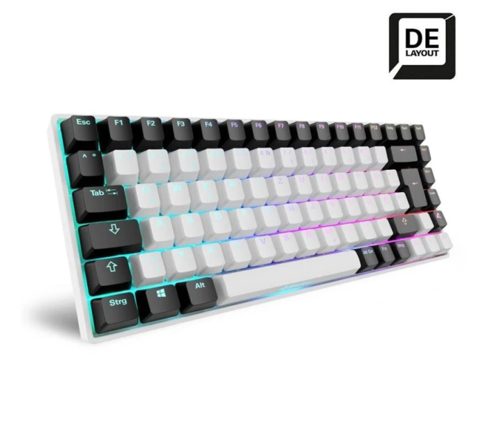 Sharkoon SKILLER SGK50 S3 USB QWERTZ herní klávesnice německá bílá Sharkoon SKILLER SGK50 S3 USB QWERTZ herní klávesnice německá bílá