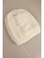 Dámská čepice Amira K359 ecru