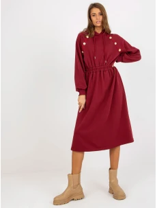 Dámské šaty RV SK 8336 kaštanové