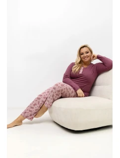 ~Piżama Plus Size model 221191 Forever Pink