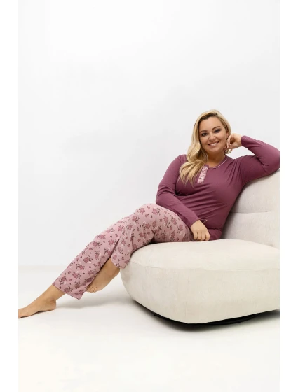 ~Piżama Plus Size model 221191 Forever Pink