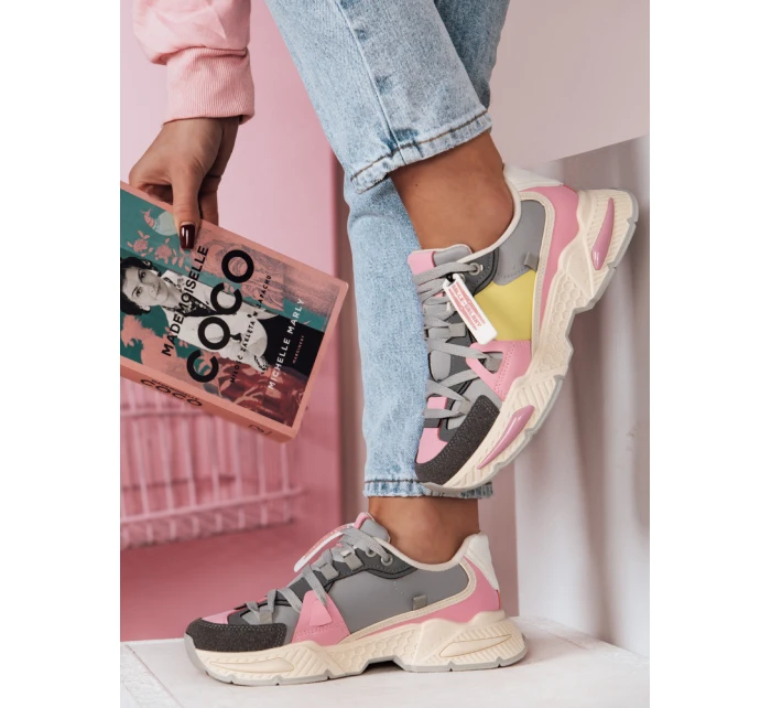 Dámské sportovní tenisky RUNKIK šedé FashionStreet ZY0675