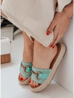 Dámské žabky MISSWAVE zelené FashionStreet ZY0949