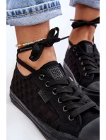 Klasické nízké tenisky Big Star model 21608519 černé - Big Star Shoes Klasické nízké tenisky Big Star model 21608519 černé - Big Star Shoes