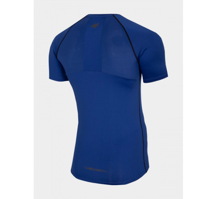 Pánské běžecké tričko H4L21-TSMF011 modré- 4F