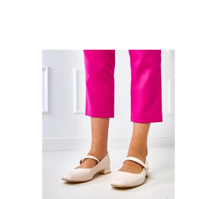 Dámské lodičky GG3071-3 Světle béžová - YOLERA