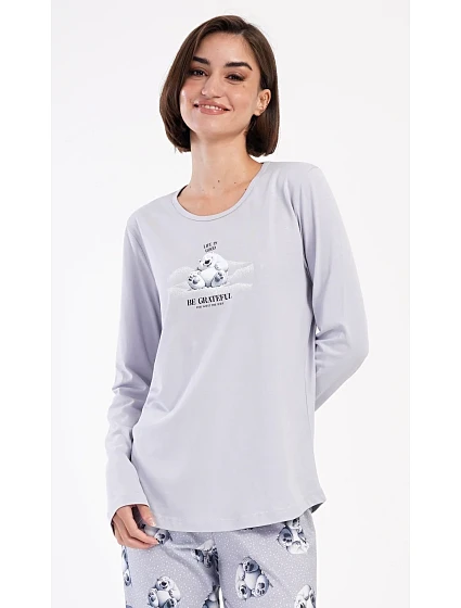 Dámské pyžamo dlouhé Polar model 22407279 - Vienetta Dámské pyžamo dlouhé Polar model 22407279 - Vienetta