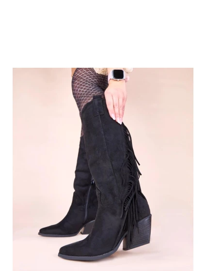 Kozačky na podpatku  model 223146 Solea