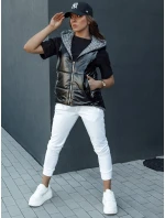 Dámská prošívaná vesta ICONVEST černá FashionStreet TY4432