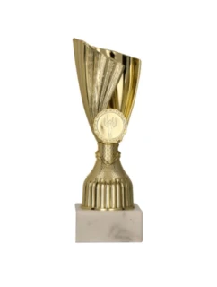 Zlatý plastový kelímek ZORA