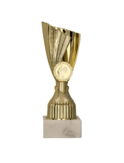 Zlatý plastový kelímek ZORA