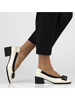 Béžové lakované lodičky Filippo DP6960