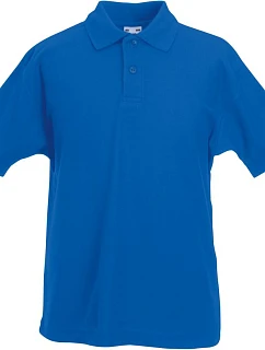 Fruit of the Loom Kids 65/35 Polo Dětské piqué polo 16.3417 royal blue